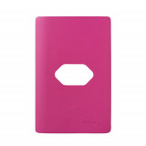 Placa p/ 1 Tomada Horizontal 4x2 - Novara Rosa Fosco